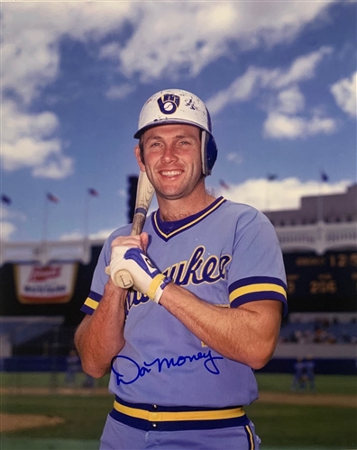 DON MONEY SIGNED 8X10 BREWERS PHOTO #11