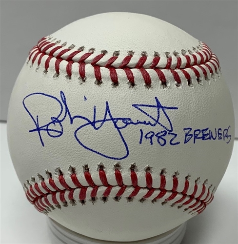 ROBIN YOUNT SIGNED MLB BASEBALL W/ '82 BREWERS - JSA