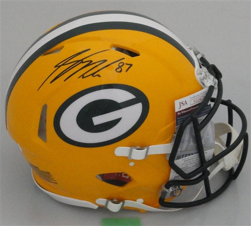 JORDY NELSON SIGNED FULL SIZE AUTHENTIC SPEED PACKERS HELMET - JSA