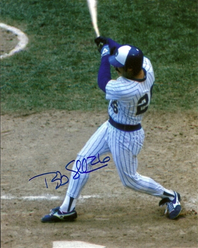 BOB SKUBE SIGNED 8X10 BREWERS PHOTO #2