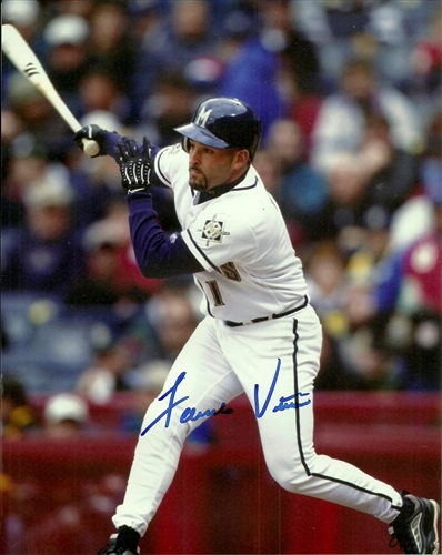 FERNANDO VINA SIGNED 8X10 BREWERS PHOTO #2