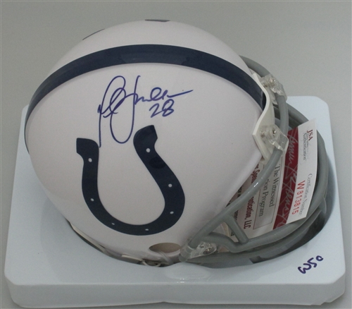 MARSHALL FAULK SIGNED COLTS MINI HELMET - JSA