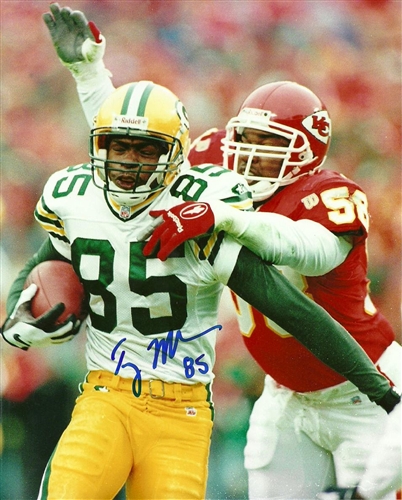 TERRY MICKENS SIGNED 8X10 PACKERS PHOTO #1