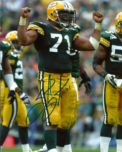 SANTANA DOTSON SIGNED 8X10 PACKERS PHOTO #3