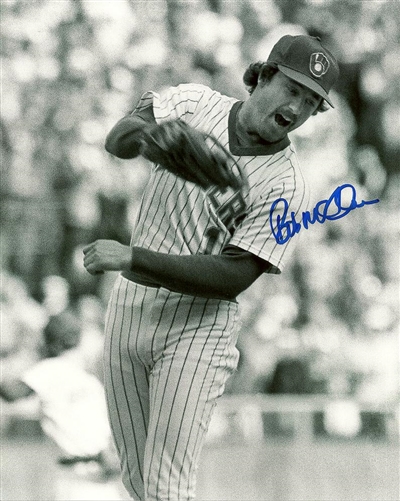 BOB McCLURE SIGNED 8X10 BREWERS PHOTO #5