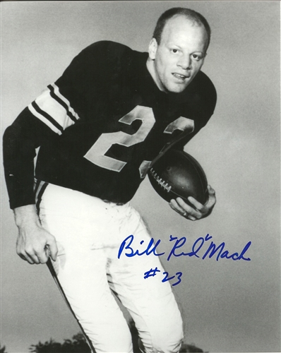 BILL "RED" MACK SIGNED 8X10 PACKERS PHOTO #1