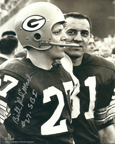 BILL "RED" MACK SIGNED 8X10 PACKERS PHOTO #2