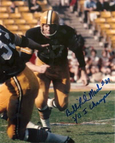 BILL "RED" MACK SIGNED 8X10 PACKERS PHOTO #3