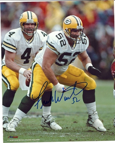 FRANK WINTERS SIGNED 8X10 PACKERS PHOTO #9