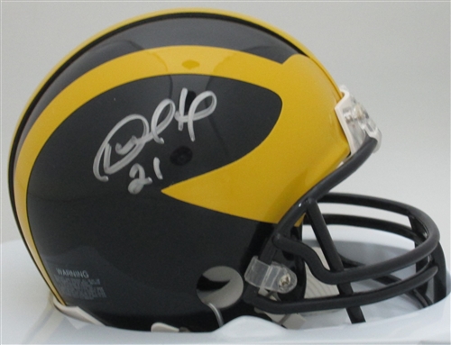 DESMOND HOWARD SIGNED MICHIGAN WOLVERINES MINI