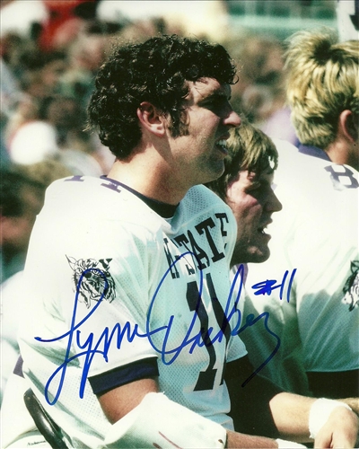 LYNN DICKEY SIGNED 8X10 KANSAS STATE WILDCATS PHOTO #1