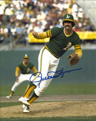 ROLLIE FINGERS SIGNED 8X10 ATHLETICS PHOTO #2