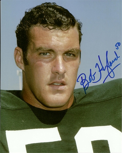 BOB HYLAND SIGNED 8X10 PACKERS PHOTO #1