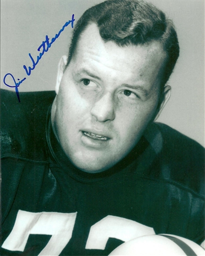 JIM WEATHERWAX SIGNED 8X10 PACKERS PHOTO #2