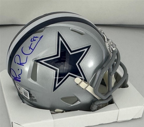 MICHAEL IRVIN SIGNED COWBOYS SPEED MINI HELMET - BAS