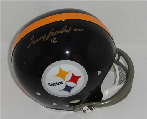 TERRY BRADSHAW SIGNED STEELERS TK SUSPENSION HELMET - JSA