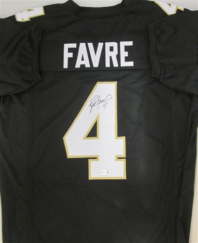 BRETT FAVRE SIGNED CUSTOM SMU GOLDEN EAGLES JERSEY