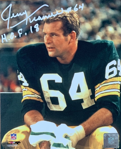 JERRY KRAMER SIGNED 8X10 PACKERS PHOTO #6 W/ HOF