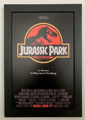 JURASIC PARK FRAMED 11X17 MOVIE POSTER