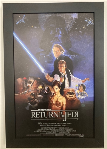 RETURN OF THE JEDI FRAMED 11X17 MOVIE POSTER