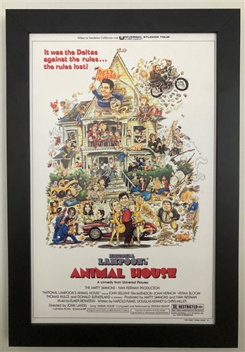 ANIMAL HOUSE FRAMED 11X17 MOVIE POSTER