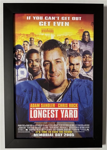 THE LONGEST YARD FRAMED 11X17 MOVIE POSTER