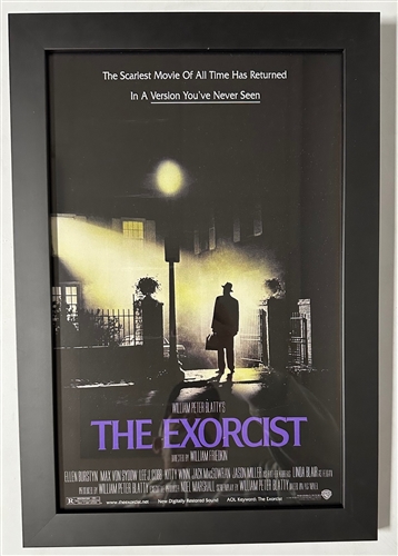 THE EXORCIST FRAMED 11X17 MOVIE POSTER