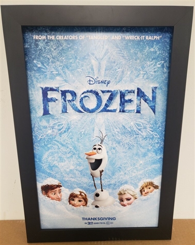 FROZEN FRAMED 11X17 MOVIE POSTER