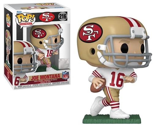 JOE MONTANA SAN FRANCISCO 49ERS NFL POP FUNKO FIGURE #216