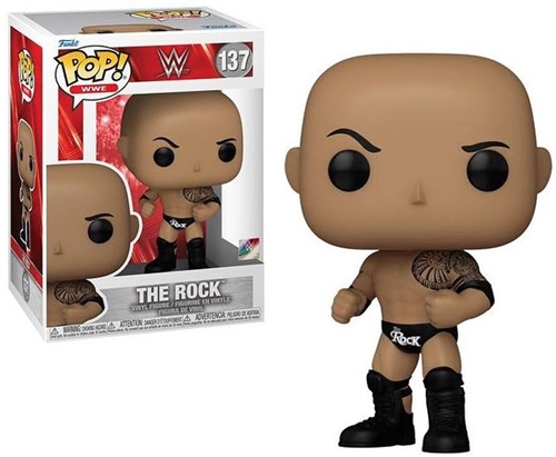 THE ROCK WWE WRESTLING NFL POP FUNKO FIGURE #137