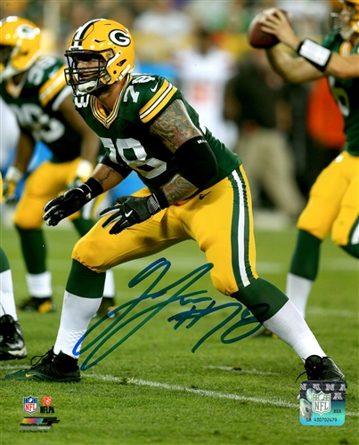 JASON SPRIGGS SIGNED 8X10 PACKERS PHOTO #1