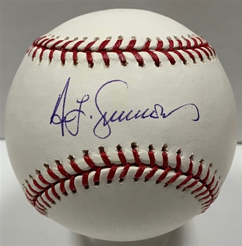 TED SIMMONS SIGNED OFFICIAL MLB BASEBALL -