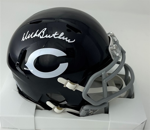 DICK BUTKUS SIGNED BEARS SPEED MINI HELMET - BAS