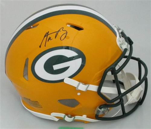 AARON RODGERS SIGNED FULL SIZE PACKERS AUTHENTIC SPEED HELMET - FAN