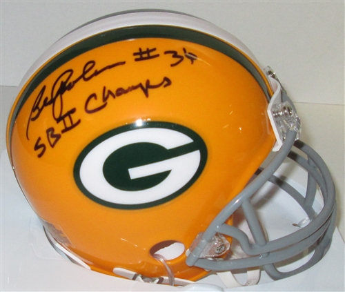 BEN WILSON SIGNED PACKERS MINI HELMET W/ SB II CHAMPS