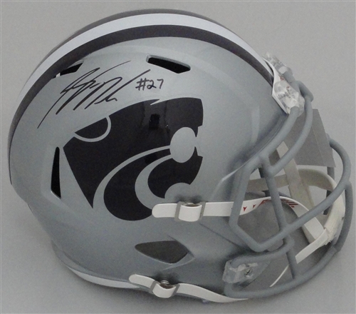 JORDY NELSON SIGNED FULL SIZE REPLICA KANSAS STATE HELMET - JSA