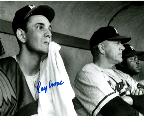 RAY CRONE SIGNED MILW. BRAVES 8X10 PHOTO #2