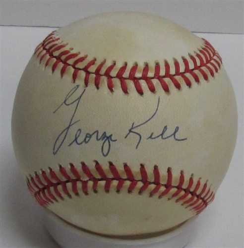 GEORGE KELL (d) SIGNED OFFICIAL AL BASEBALL - JSA