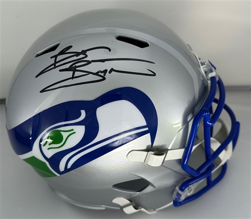 BRIAN BOSWORTH SIGNED SEAHAWKS FULL SIZE REPLICA SPEED HELMET - BAS