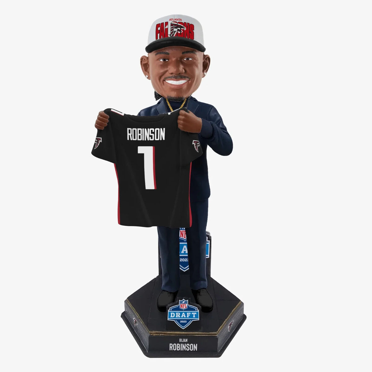 BIJAN ROBINSON FOREVER 2023 DRAFT DAY FALCONS BOBBLEHEAD - FOCO